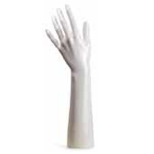 Damenhand, glänzend weiß, Höhe: 36 cm