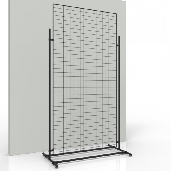 Gitterwand schwarz 200 x 100 cm