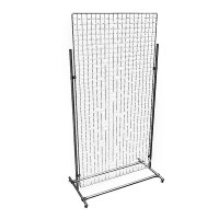 Gitterwand chrom 200 x 100 cm Gitterwand chrom 200 x 100 cm