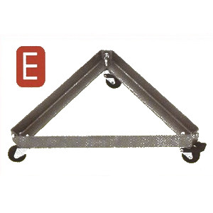 Untergestell für 3 Gitter