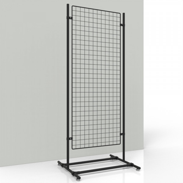 Gitterwand schwarz 150 x 60 cm