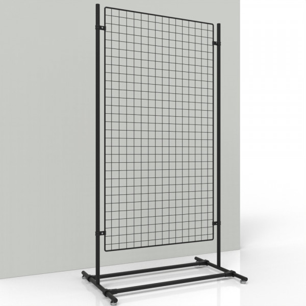 Gitterwand schwarz 150 x 80 cm