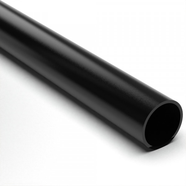Rundrohr 25 mm, 1,5 m schwarz