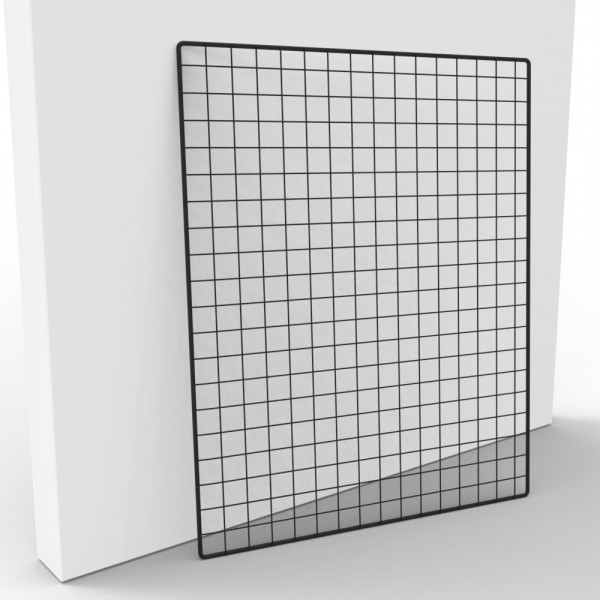 Dekogitter schwarz, 100 x 80 cm