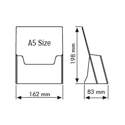 Prospektaufsteller DIN A5