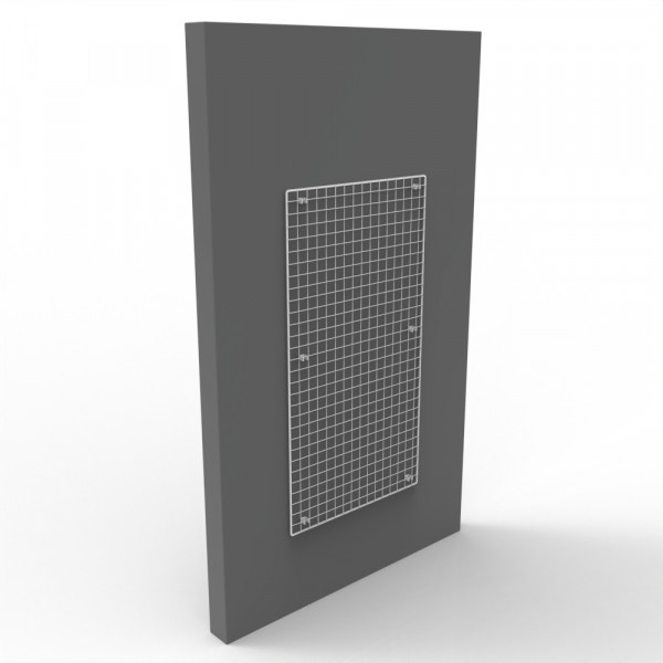 Wandgitter weiß 150 x 80 cm