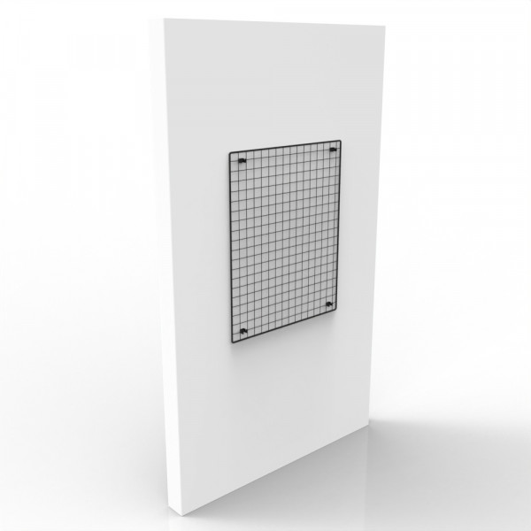 Wandgitter schwarz 100 x 80 cm