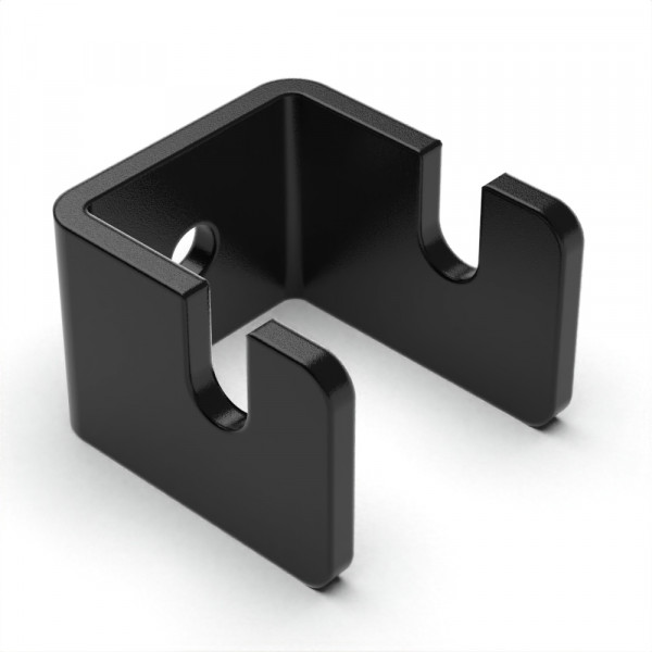 Gitterwandträger für Gitter in schwarz, 1 Stck