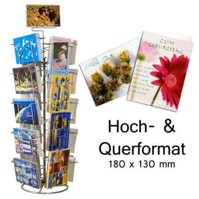 7-stöckiger Acryl Kartenständer - Vielseitiger Organizer Für Postkarten, Teebeutel & Mehr