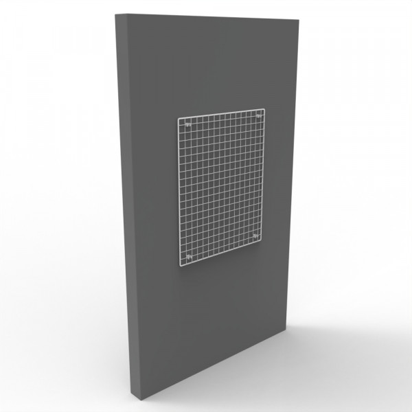 Wandgitter weiß 100 x 80 cm